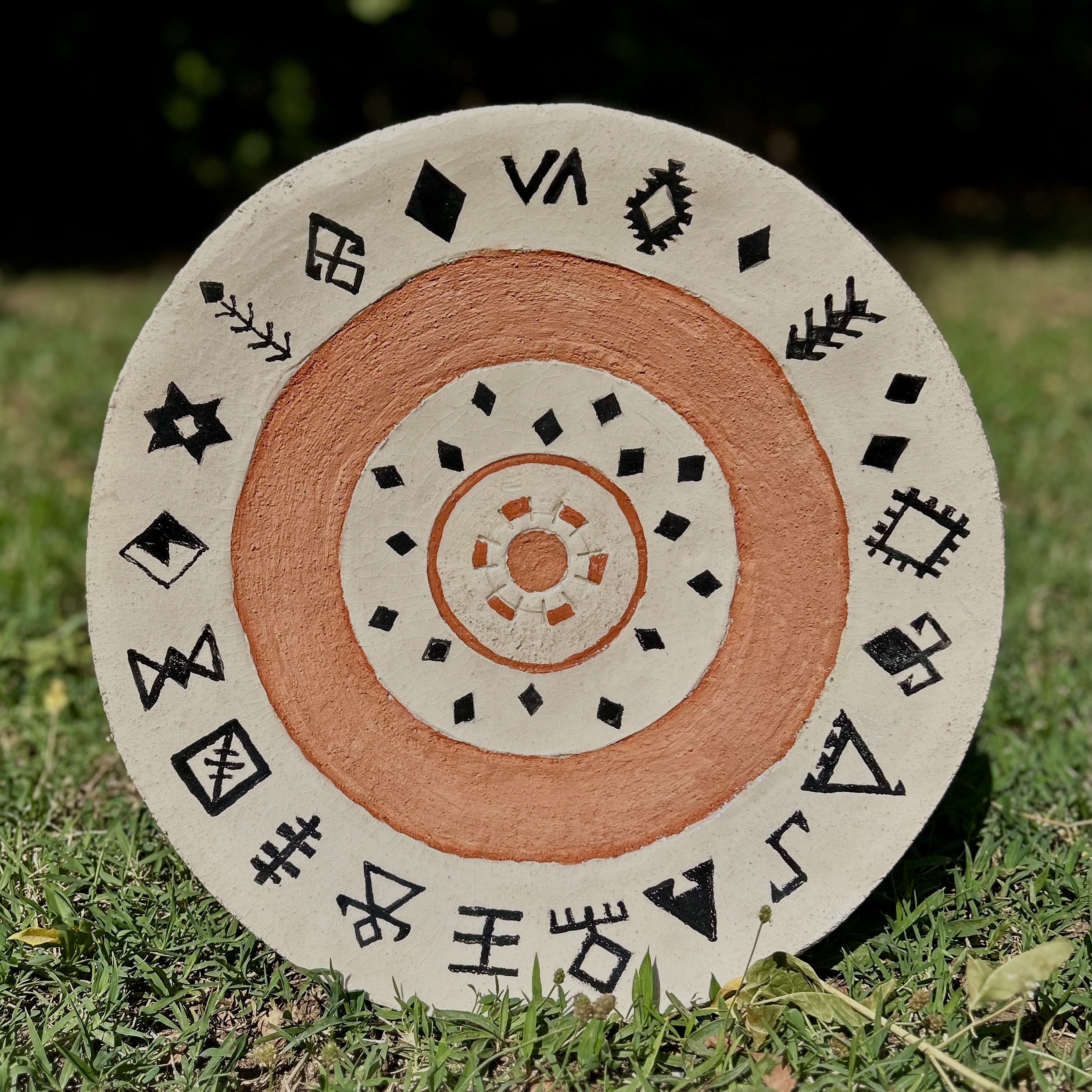 Cycle of Existence ceramic plate